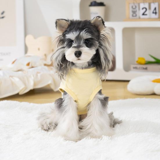 Dog Summer Vest with D-Ring Soft Breathable Dog Cooling Shirt for Small Medium Dogs Cute Fruits Puppy Outfits