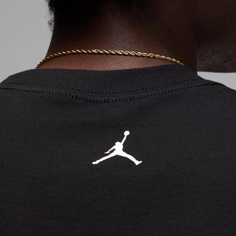 Jordan Logo Short Sleeve Printed Crew Neck T-Shirt Men Tops IQ6952-010