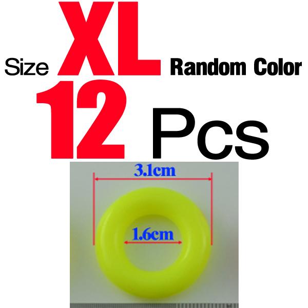 MNFT 12 Pcs/Lot All Sizes Soft Flexible Gel Rubber Float Stopper Fishing Rod Clip Stop Tackle O Rings Ring Anti-skid Pole Sleeve