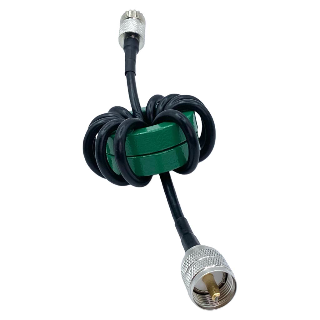1.8-30 MHz 200W Shortwave Choke Coil HF Choke Balun Magnetic Core for HF Short-wave Radio 1:1 Current Type Balun