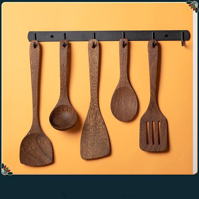 Jinpai Wenge Wood Spatula for Non-Stick Pans