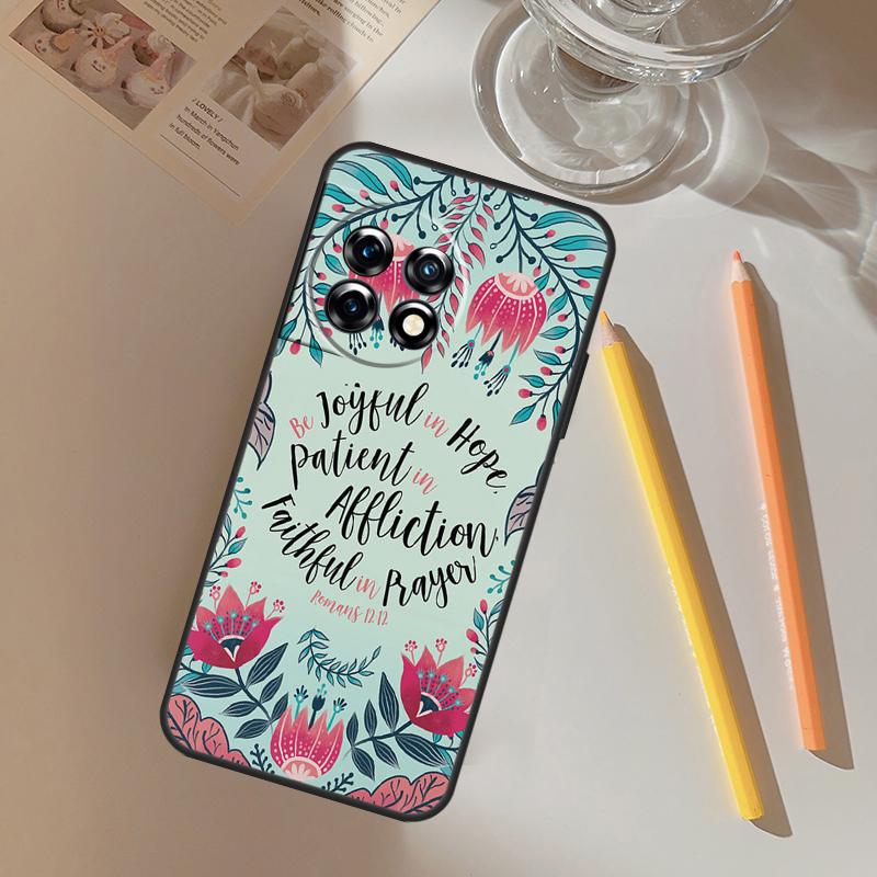 

Bible Verses Design Funda For OnePlus 13R 13 12 R 11 9 10 Pro 8T 9RT 10T OnePlus Nord CE 2 3 4 Lite N20 N30 Case OnePlus Nord CE 2