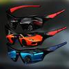 3pcs Fashion Sun Glasses Unisex Reflective Polarized Cycling Sunglasses