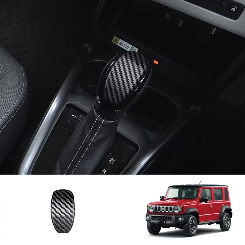 For Suzuki Jimny Nomade -2025 ABS carbonfiber door handle bowl window rise switch gear Handbrake AC vent Navigation cover