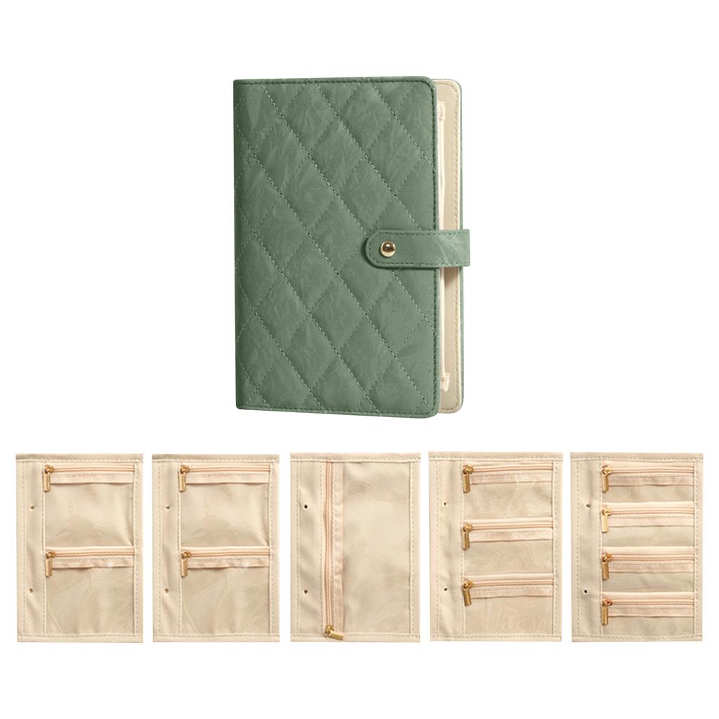 Jewelry Book – Travel Portable -Tarnish Storage Album for Earrings, Rings, Necklaces, Gift Box