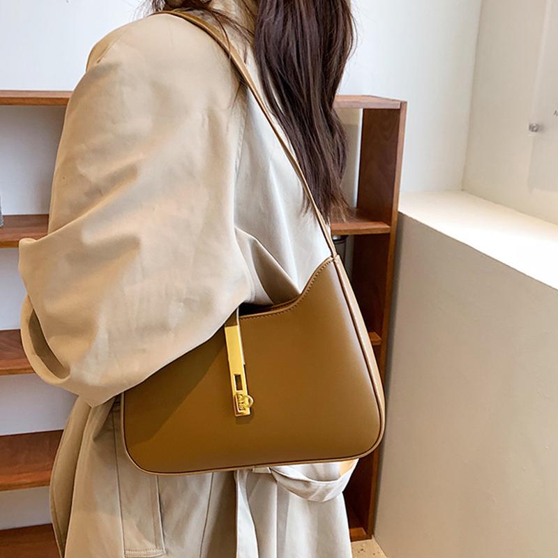 Top Quality Luxury Brand Purses and Handbags Designer Leather Shoulder Crossbody Bags for Women Dual Straps Underarm
