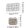 1pcs Contact Lens Cases Portable Plastic Storage Box With Tweezer Suction Stick Set Or Travel Holiday Contact Lenses Organizer