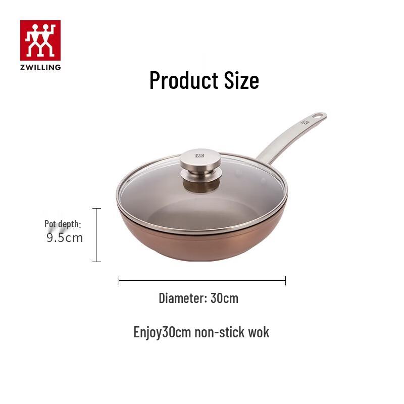 Zwilling Non-stick Wok with Lid and Spatula