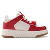 MLB Chunky Liner Leather Casual Versatile Durable Lightweight Low-Top Sneakers Unisex sneakers Red 3ASXLMF3N-50RDS