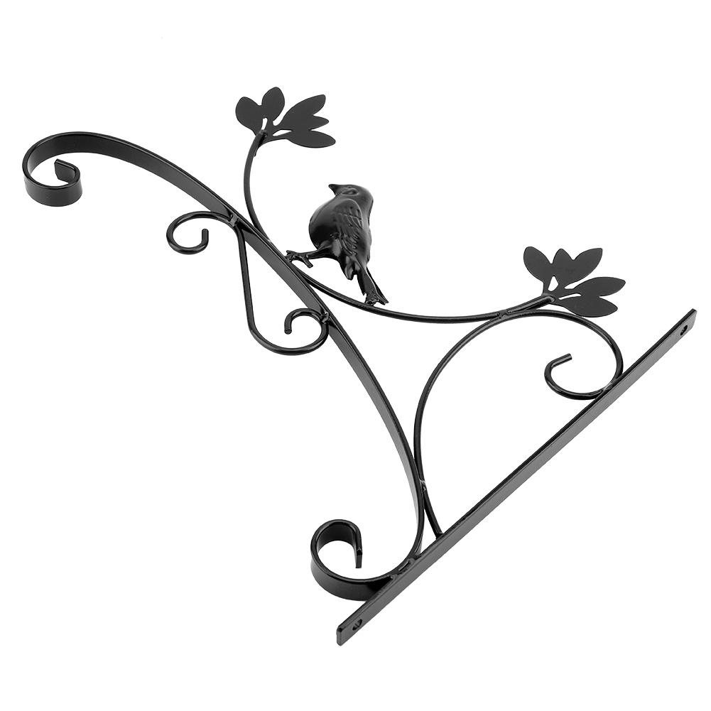 Iron Wall Hanging Bracket Plant Hanger Flower Pot Hook for Home Garden Decor