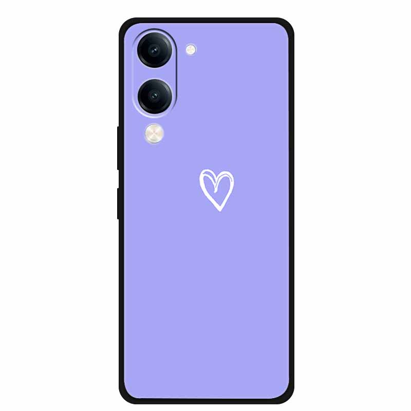 For Vivo iQOO Z10 Lite Case Silicone Black TPU Funda Back Cover for iQOO Z10 Lite 5G I2409 Soft Case Animal Coque IQOOZ10 Lite