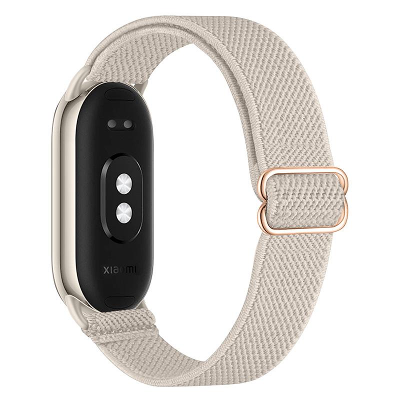 Braided Strap for Xiaomi Mi Band 8 Elastic Nylon Solo Loop Adjustable Watchbands Replacement Correa Bracelet for Miband 10/9/8