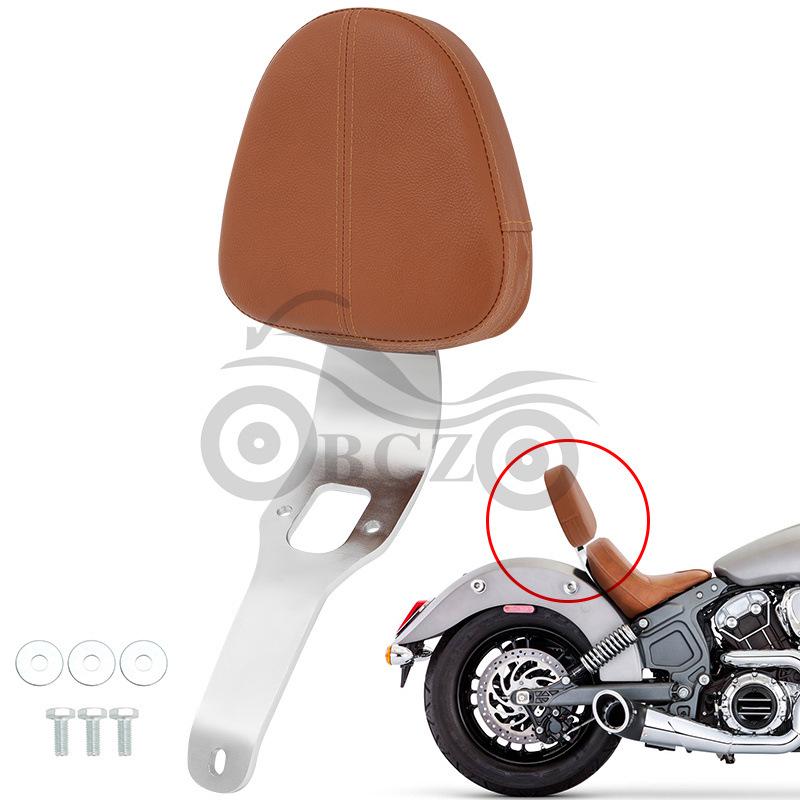 Indian Scout Light Cavalry Modified Driver and Passenger Backrest Cushion Motorcycle