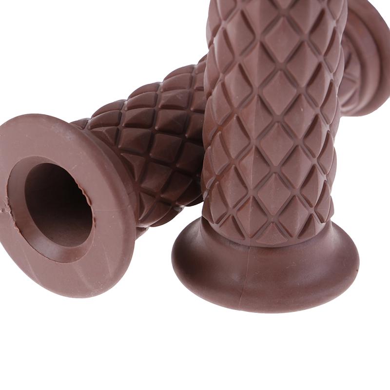 Pièces Café Racer Rétro Disponibles Poignée de Moto en Caoutchouc Pour Guidon de Moto