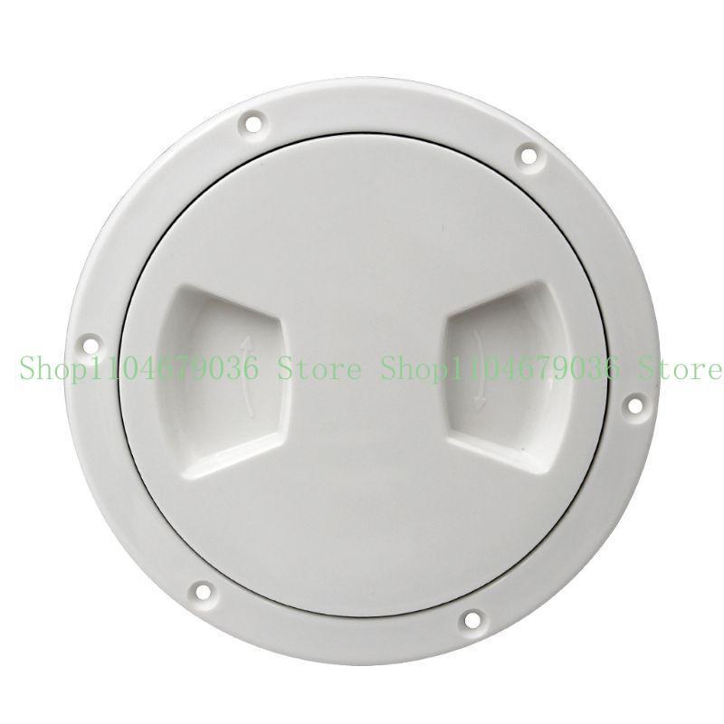 5 inch Non-Slip Deck Plate Corrosion Resistant Marine Access Boat Inspection for Hatch Cover Plate for Marine Boating Wa