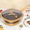 12-Zoll Titanlegierung Antihaft-Pfanne Kochpfannen Antihaft-Pfanne Mit Deckel Kochgeschirr Titanlegierung Küchenzubehör