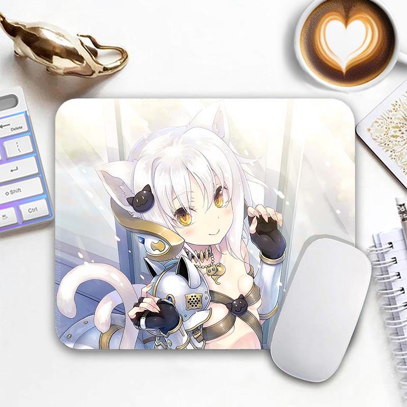 Anime Mouse Pad Small Gaming Mousepad DxD Hero Toujou Koneko Gamer Standard HD MousePads PC Compact Non-Slip Office Mousemat