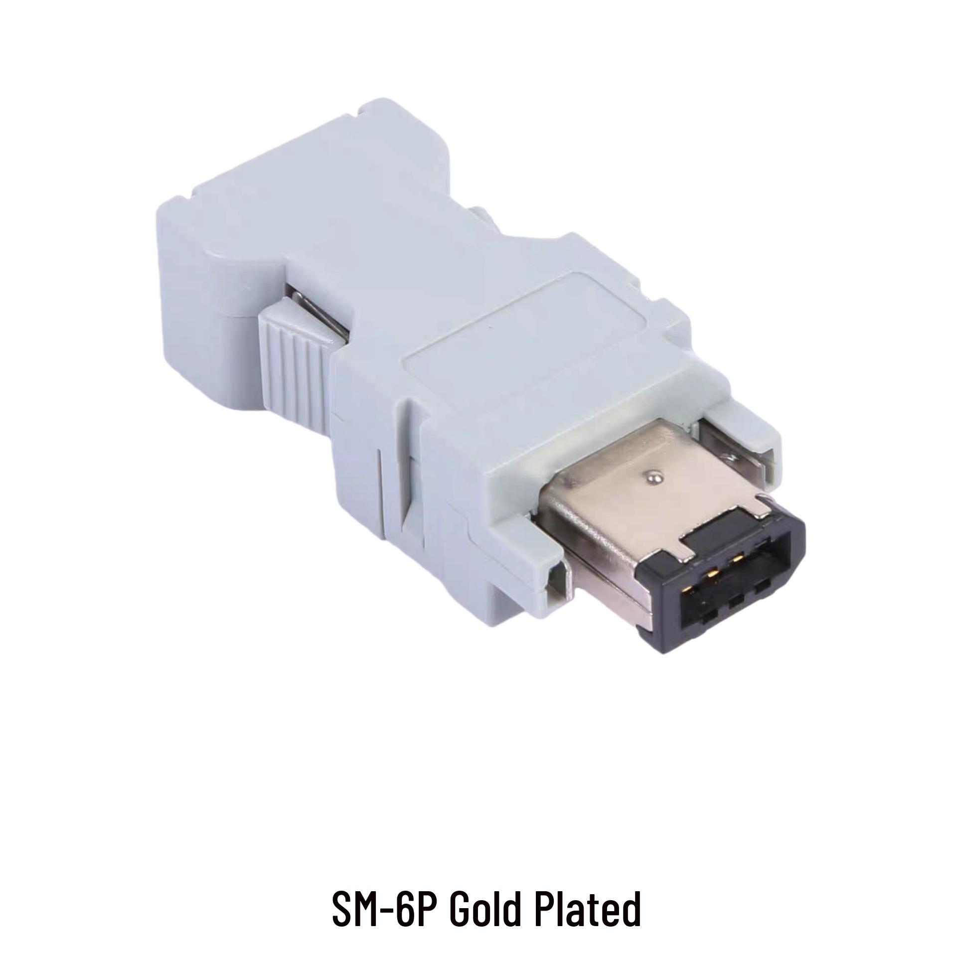 Servo Drive Connector SM-6E/6P, Encoder Connector 1394-6P, Solder Type Wiring Harness