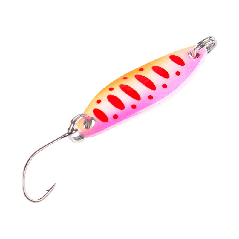 

Красочная медная блесна для форели: 1.5г и 3.5г Рыболовная приманка для пресноводного сига 3.5g / 3.1cm A