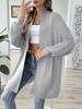 Women's Wool Sweater Fall Winter New Style Outerwear Women's Casual Fashion Loose Knit Cardigan