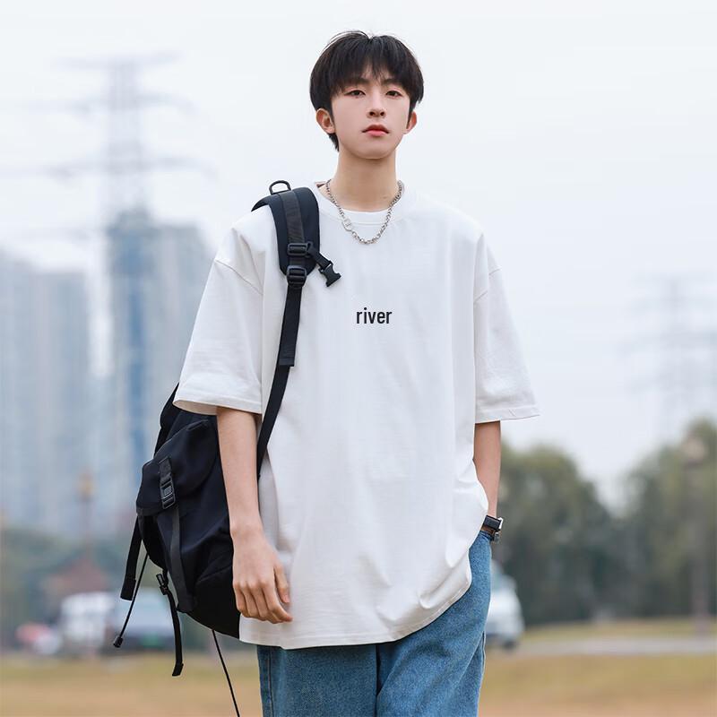 VUUG Men's Heavyweight Loose-Fit Short-Sleeve T-Shirt