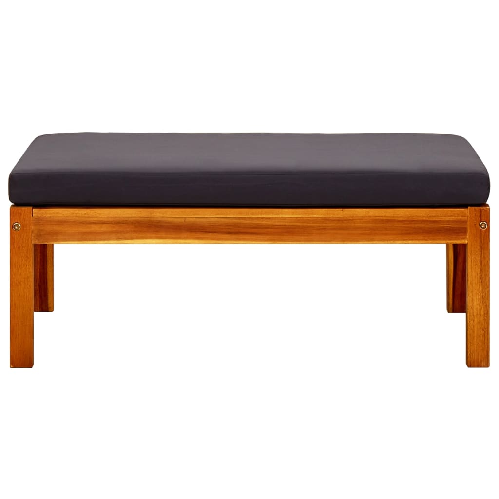 Garden Footstool 2 pcs Solid Acacia Wood