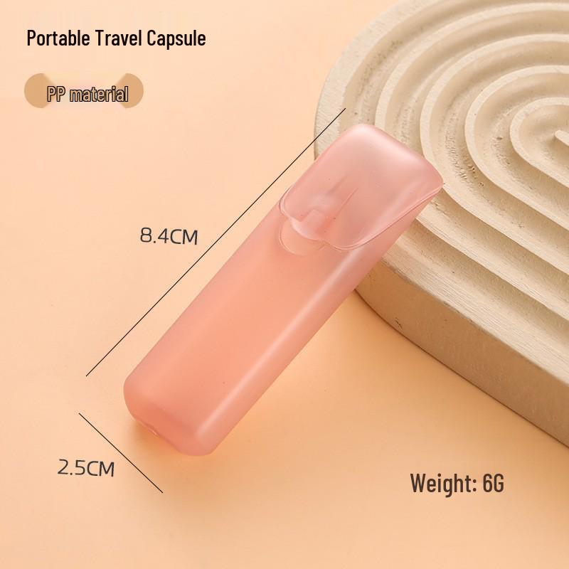 

Compact Floss and Pill Organizer: Portable Case for Toothpicks, Ear Picks, and Cotton Swabs