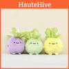 Creative Plush Cabbage Keychain Adorable Kohlrabi Doll Bag Charm Purse Accessory