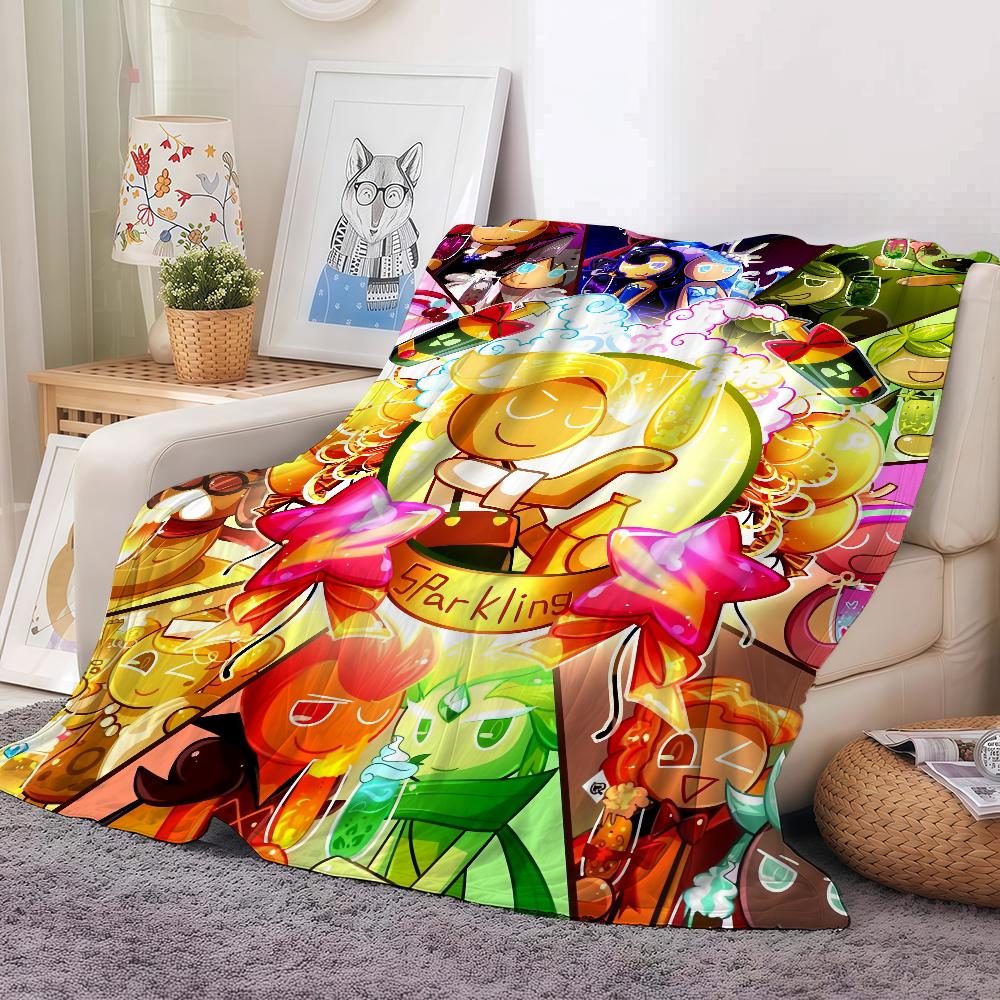 Klassisches Spiel C-Cookie Run-Kingdom Decke Warm Weich Geeignet Für Schlafzimmer Sofa Bett Wohnzimmer Büro Reise Camping Geschenke