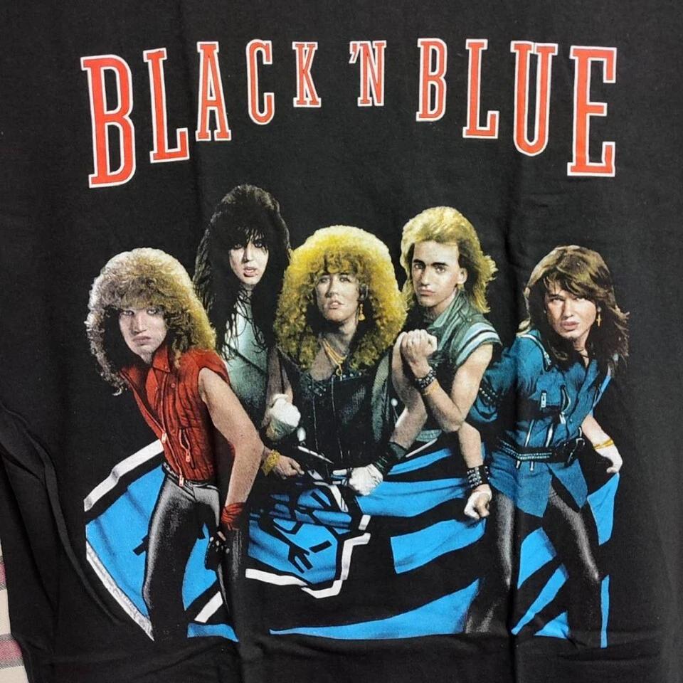 

BLACK N BLUE BLACK N BLUE 1984 Short Sleeve Black All Size S to 5XL Shirt AH1170 M