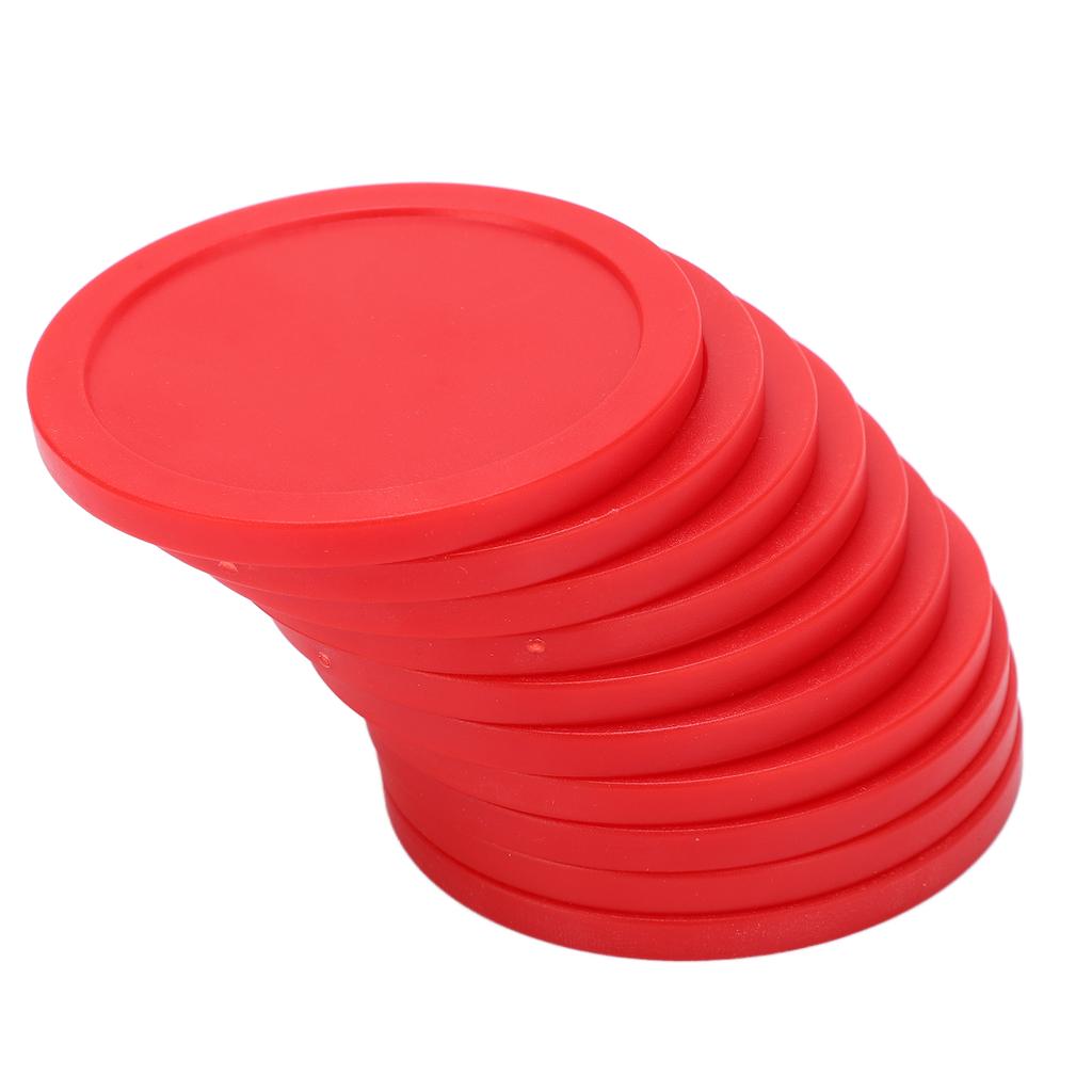 10pcs 64mm Ice Hockey Table Pucks Replacement Round Table Hockey Pucks for Practicing and Training
