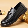 Fashion New Fashion Business Loafers Men Leather Male Comfortable Casual Shoe Classic Men Flats for Wedding Men Summer Driving Shoes