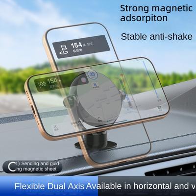 For Magsafe Car Phone Holder,Powerful Magnetism Premium Quality Single-Hand Operation Metal Hook Magnetic Car Phone Mount