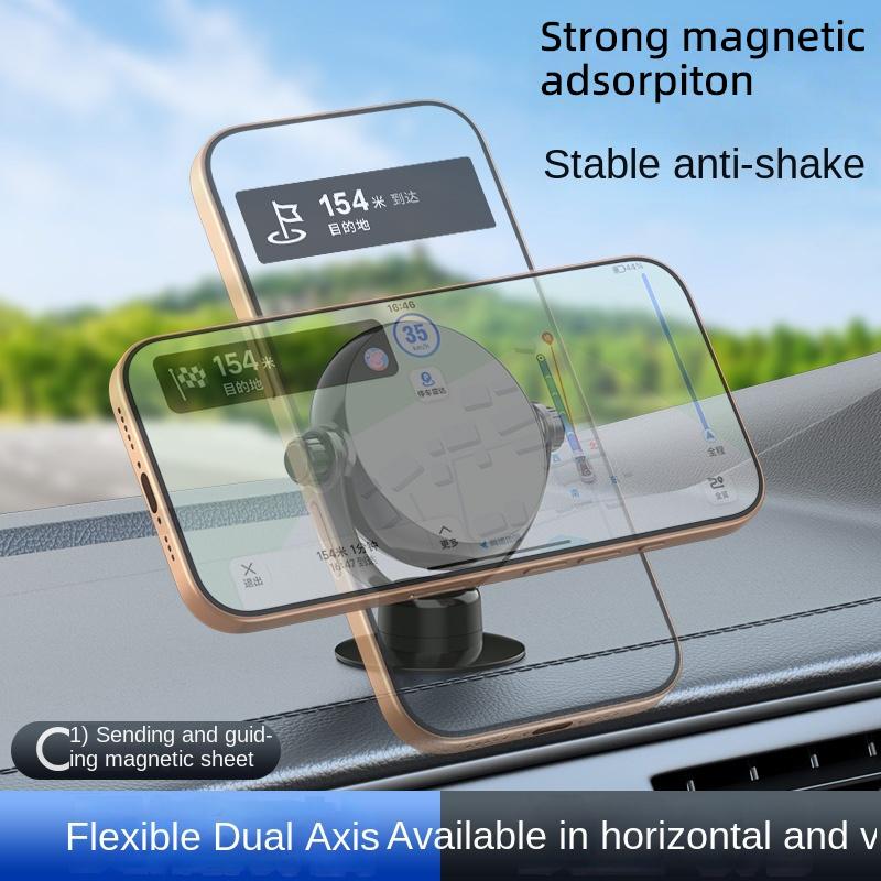 for Magsafe Car Phone Holder,Powerful Magnetism Premium Quality Single-Hand Operation Metal Hook Magnetic Car Phone Mount