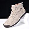 Men Women Martin Boots Autumn Winter Casual Ankle Boots Non‑Slip Wear‑Resistant Lace‑Up Shoes Outdoor Daily Footwear