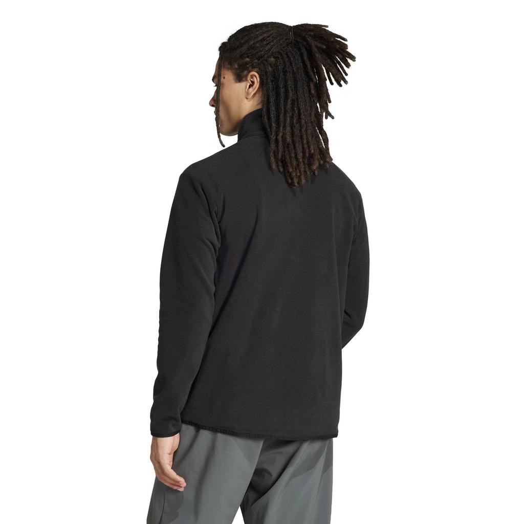 Adidas KSA99 Multi Essentials Fleece Black Men's Full-Zip Jacket, (JP0795)