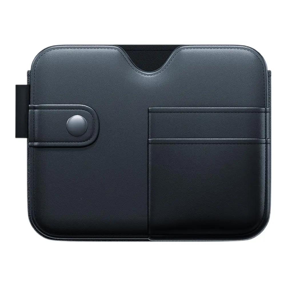 

Автомобильный органайзер Кожаный салон Многофункциональный подвесной карман Держатель для очков Автомобильный держатель Внутреннее хранение Хранение B3B1