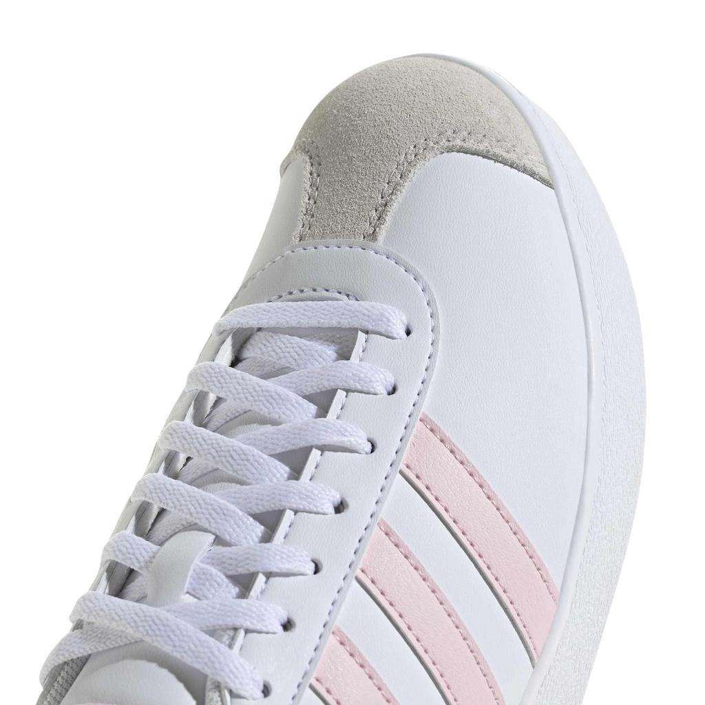 Adidas Court Base VL Sneakers NLF53 Footwear One Size Women's White/Clear Pink/Grey (ID3717) 24.5cm