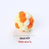 Handmade Colorful Bell Ball: Interactive Plush Chase Toy for Cats