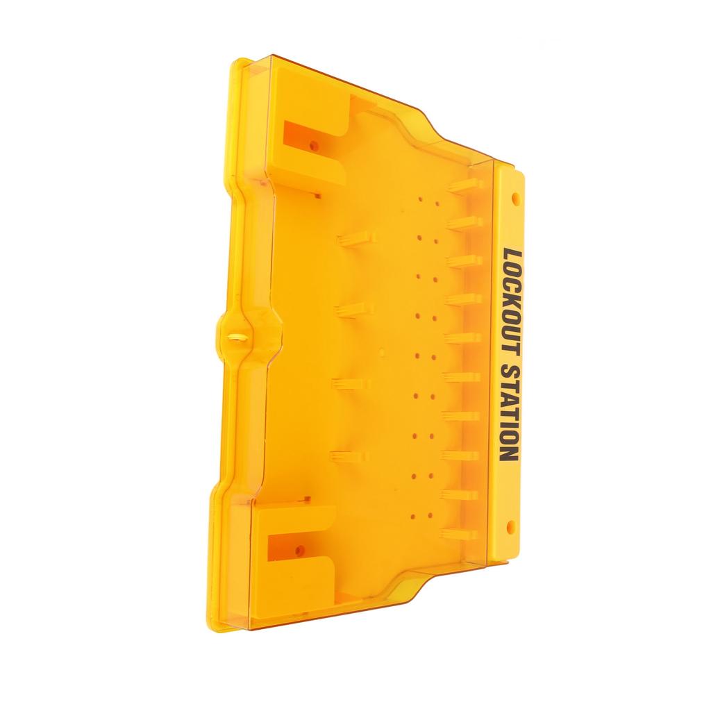 Lockout Tagout Station Durable Visualization Management Lockout Station with Cover for Lockout Safety Supply