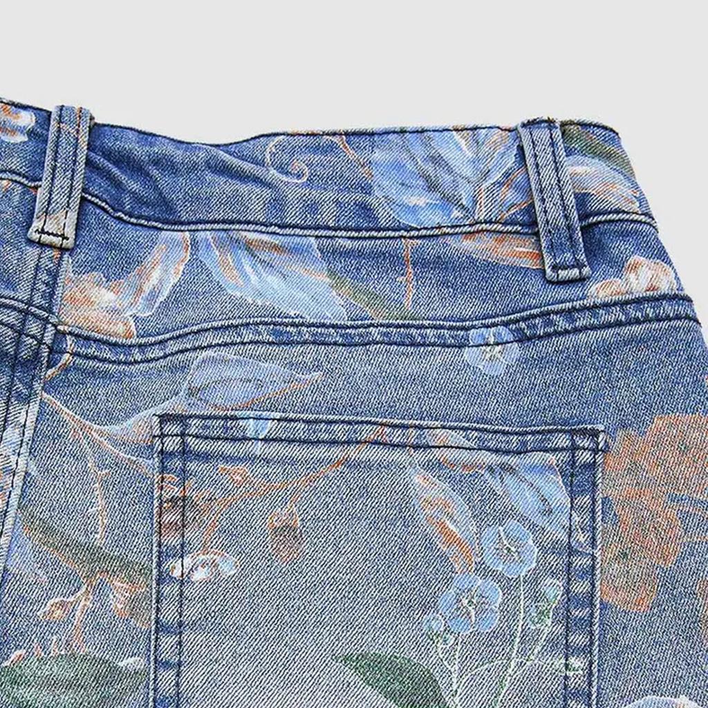 Women's Denim Classic Versatile High Waist Fashionable Trousers