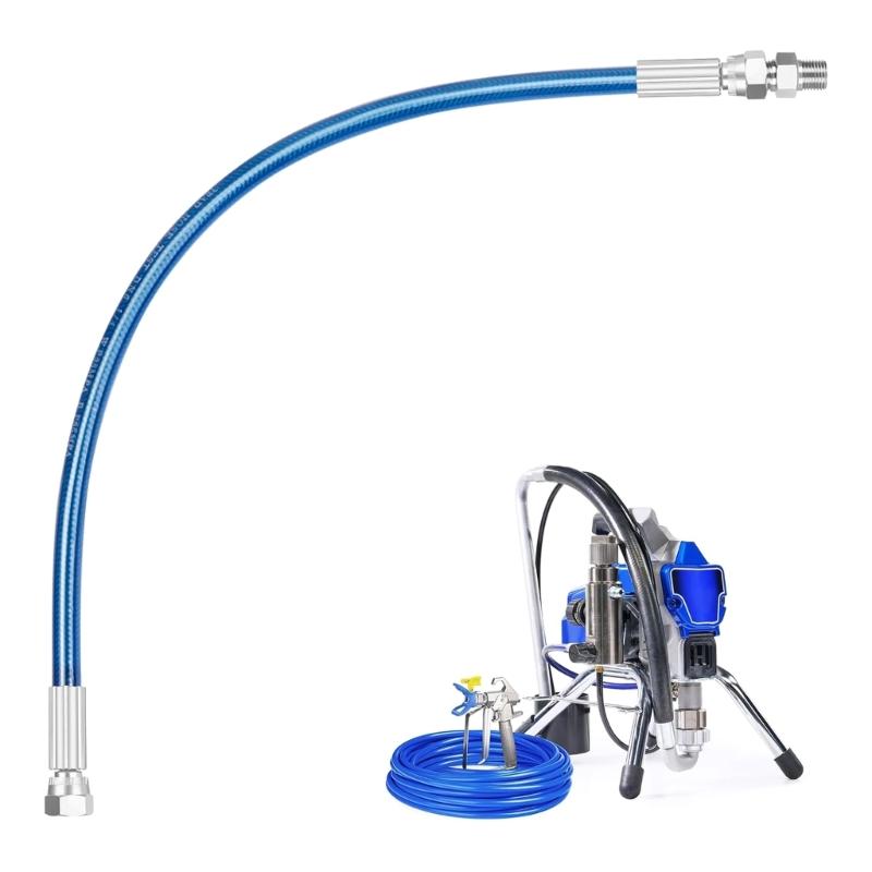 Steel Reinforced Sprayer Hose Flexible Design for 390 395 490 495 Sprayer Models Smooth Paint Flow Durability Performances