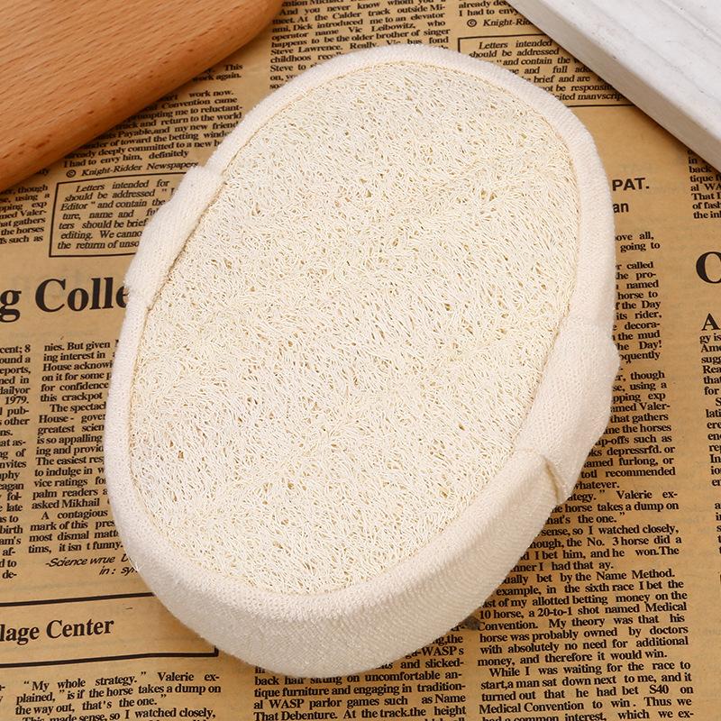 Naturalna gąbka luffa do kąpieli złuszczający peeling gąbka do ciała złuszczacz miękkie szczotki pod prysznic czyścik do pleców masażer narzędzia do kąpieli