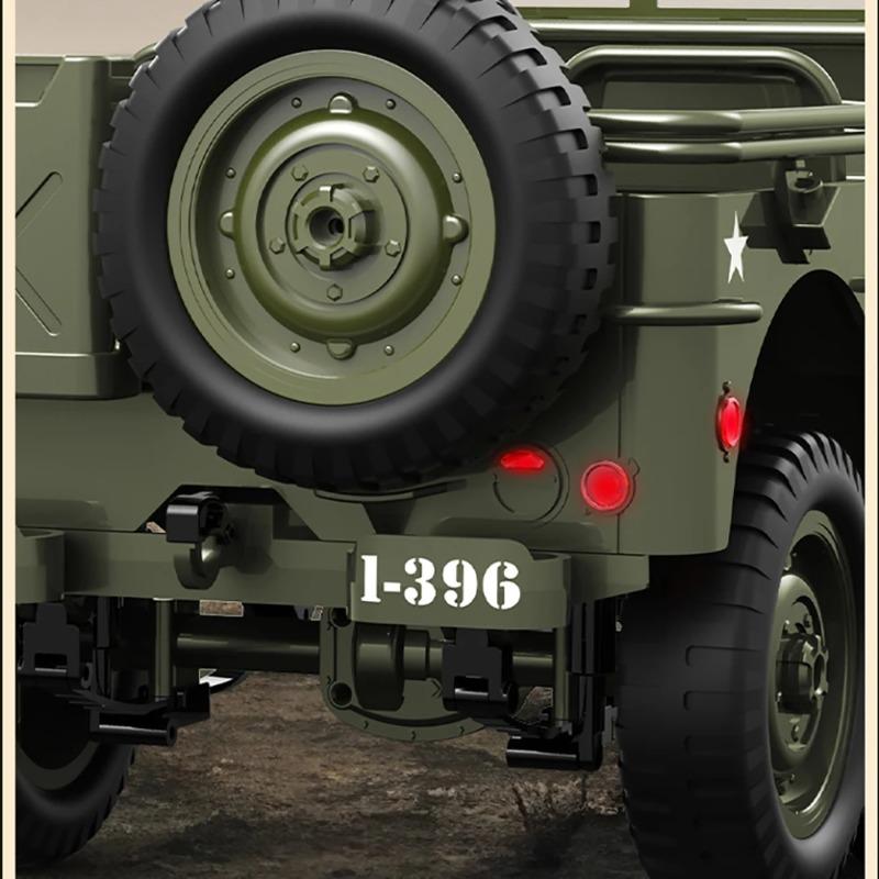 JJRC C8815 Auto RC 1/10 WILLYS 1941 4WD RTR RC Crawler Auto Telecomandata 2.4G Arrampicata Fuoristrada Camion RC Militare Giocattoli Regalo
