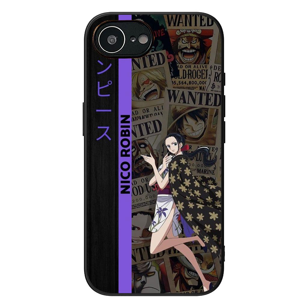 Cover for Apple iPhone 17 16 Plus 13 12 Pro Max Mini X XR ProMax 16E 15+ 16Plus Air Phone Case Zoro One Pieces Luffy Nico Robin