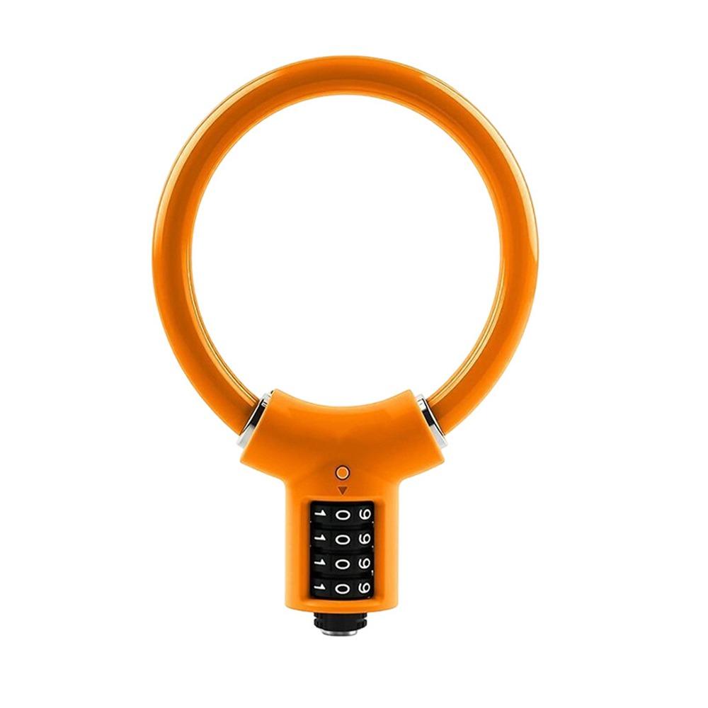 4 Digit Combination Bicycle Combination Lock Portable Ring Lock Keyless Bike Cable Lock Bicycle