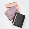 Crocodile Patterned Short Wallets Vintage Design Coin Purse Artificial Leather Fashion Mini Money Pack Purses