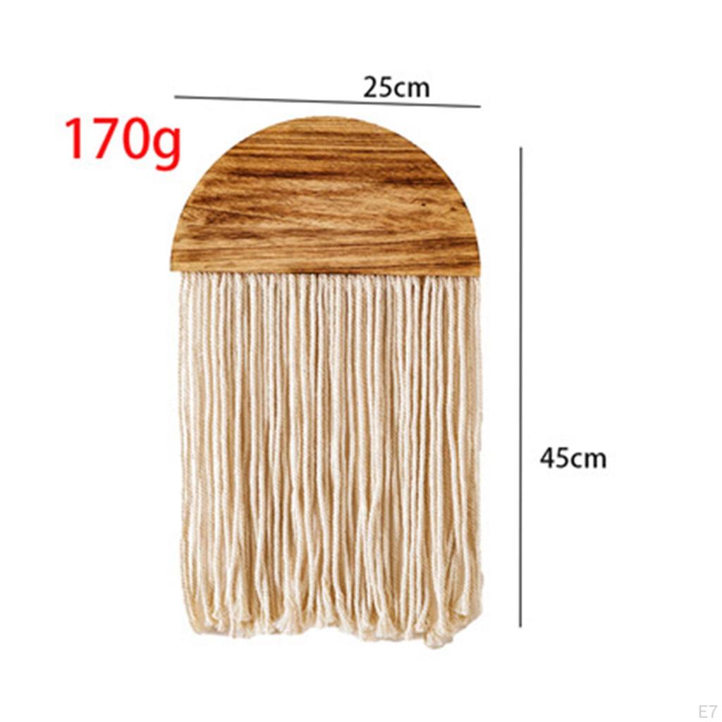 Wall Hanging Bohemian Ornament Macrame Tassel Tapestry for Background Nursery
