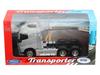 Model 1:32, VOLVO FH, ciągnik trzyosiowy, srebrny