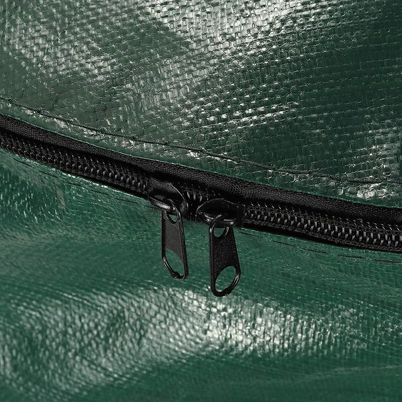 Eco-Friendly Dark Green Organic Compost Planting Bag with Lid